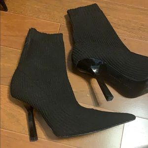 Zara sock booties size 9